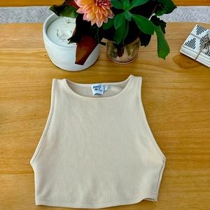 Princess Polly nude crop top